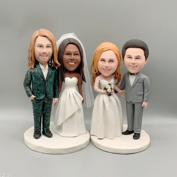 Personalized Trends: Bobblehead and Wedding Cake Topper from Jujugiclaypiay.com