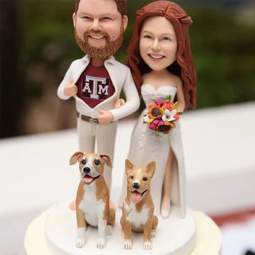 Personalized bobblehead doll, custom father 3D statue, gifts for family members, bobblehead doll birthday gift, anniversary Christmas gift
