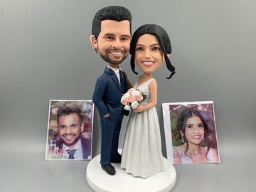 Personalized bobblehead doll, custom father 3D statue, gifts for family members, bobblehead doll birthday gift, anniversary Christmas gift