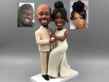 Personalized bobblehead doll, custom father 3D statue, gifts for family members, bobblehead doll birthday gift, anniversary Christmas gift