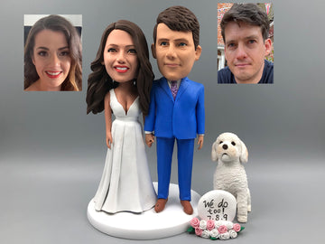 Personalized bobblehead doll, custom father 3D statue, gifts for family members, bobblehead doll birthday gift, anniversary Christmas gift