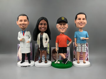 Custom Doctor Bobblehead - Handmade Medical Figurine for Graduation, White Coat Ceremony & Holidays, Surgeon/Nurse/Med Student Sculpture