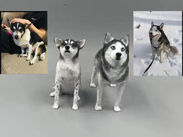 Personalized custom pet dog wedding cake , pet birthday cake ，animal cake，wedding CakeTopper， dog wedding cake toppe
