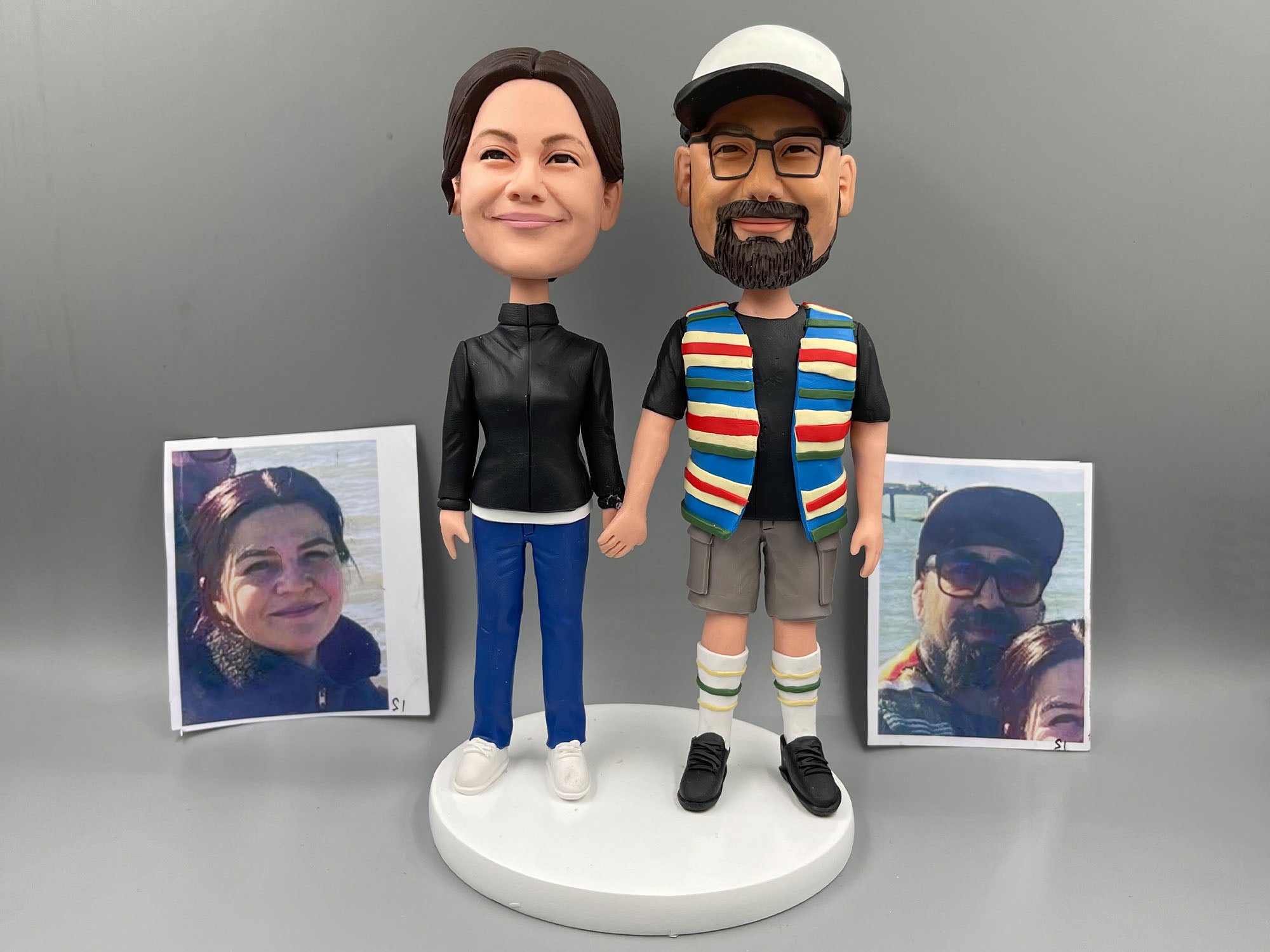 Custom anniversary couple bobblehead, personalised lover 3D statue, personalised wedding couple statue, Valentine's Day anniversary gift