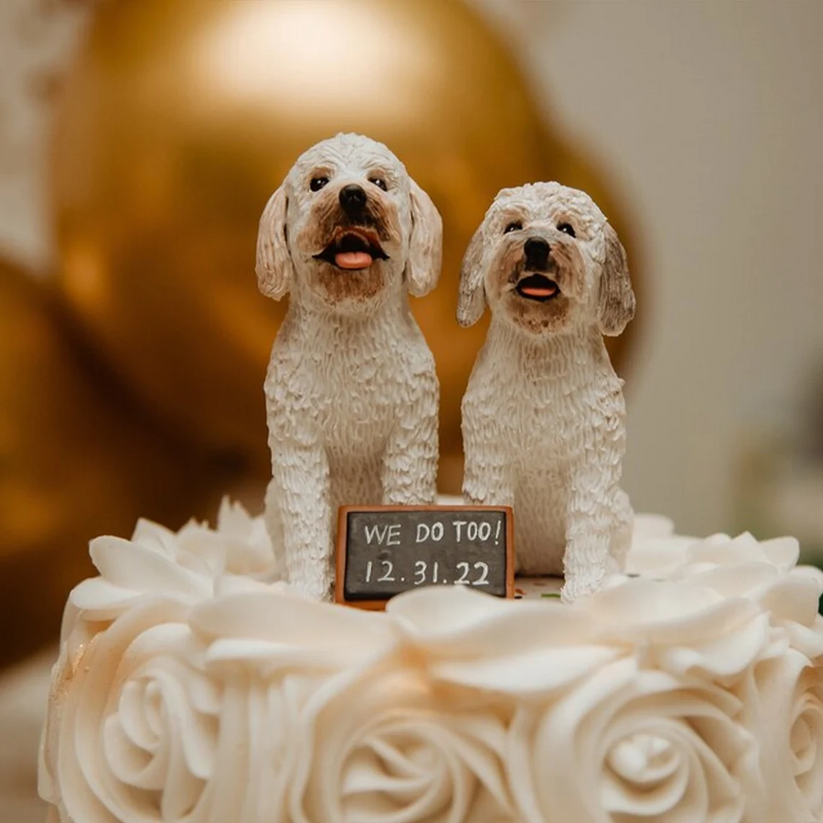 dog cake topper 