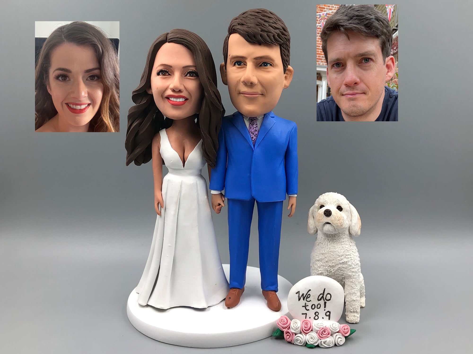 Personalized bobble head doll, custom father 3D statue, gifts for family members, bobble head doll birthday gift, anniversary Christmas gift