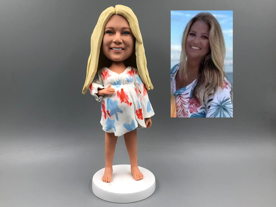 Personalized bobble head doll, custom father 3D statue, gifts for family members, bobble head doll birthday gift, anniversary Christmas gift