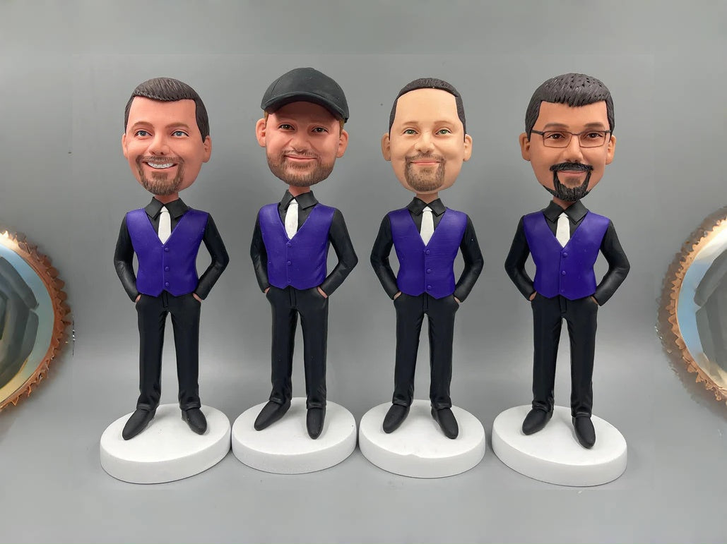 Personalized Bobbleheads, Custom Figurines, Personalized Gifts, Handmade Collectible Figurines