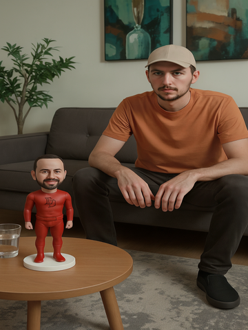 Custom Marvel heroes Daredevil Bobblehead, Custom Spider-Man Bobblehead, Custom Anime Bobbleheads, Handmade Character Figurines for Otaku Gifts, Manga Lover Collectibles